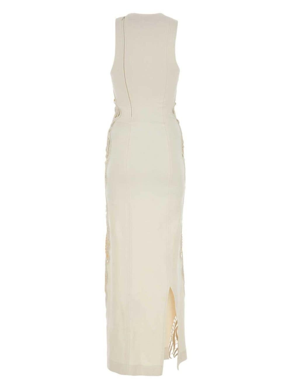 lace-panelled dress - 2