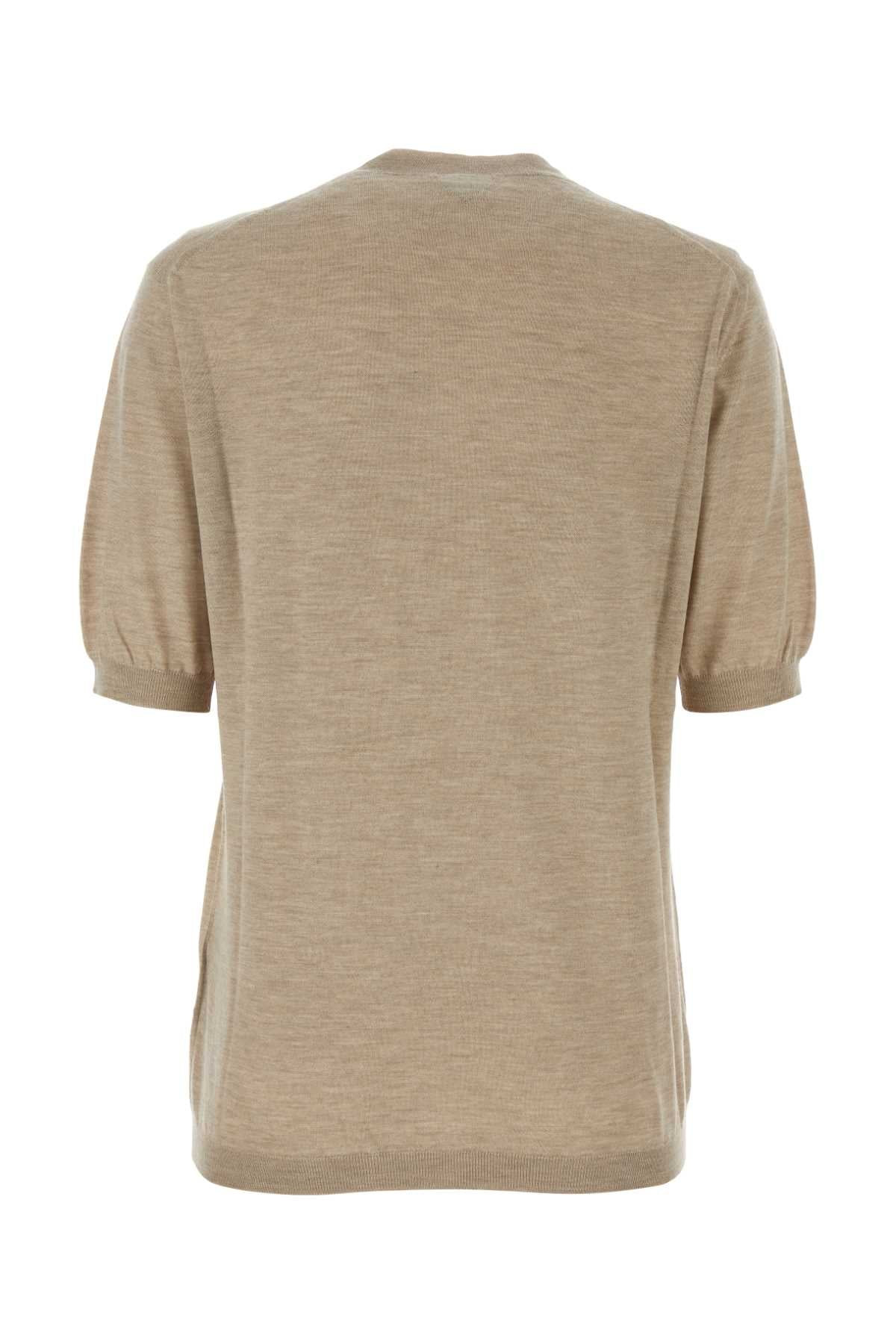 Bottega Veneta Women Cappuccino Cashmere Sweater - 2