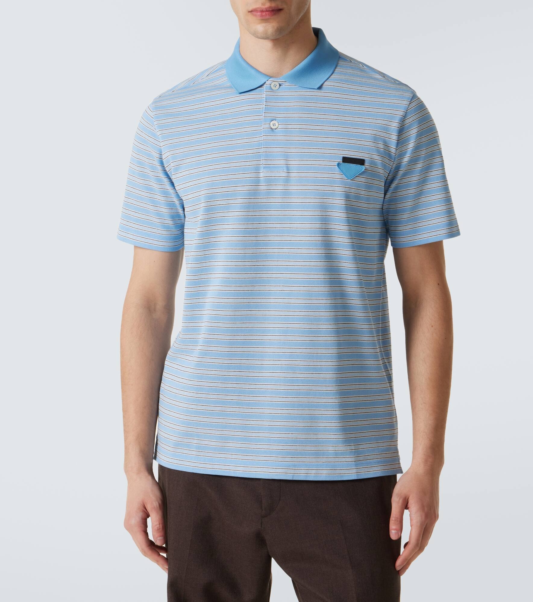 Striped cotton polo shirt - 3