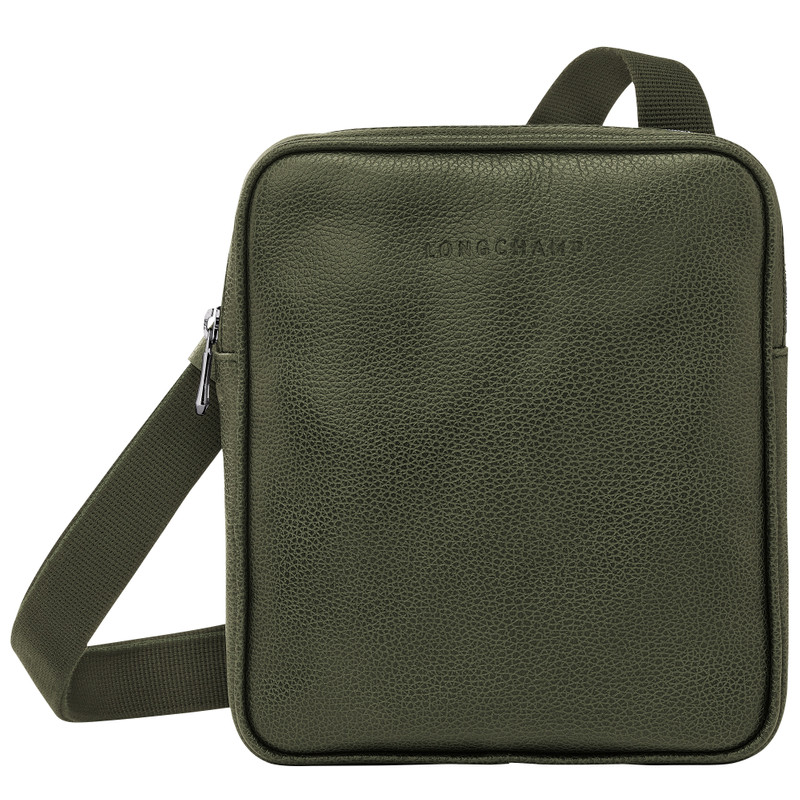 Le Foulonné XS Crossbody bag Khaki - Leather 1