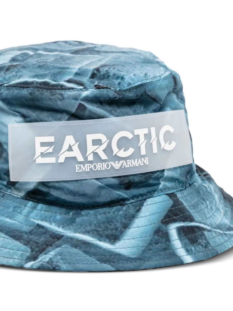 EMPORIO ARMANI arctic-print bucket hat outlook