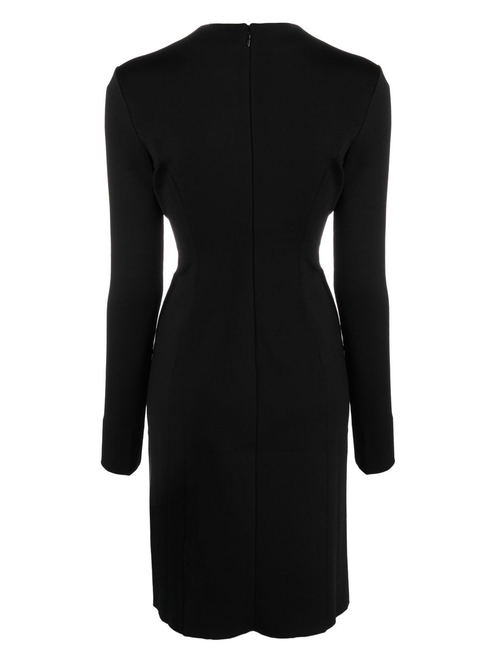cut-out crystal-embellished midi dress - 2