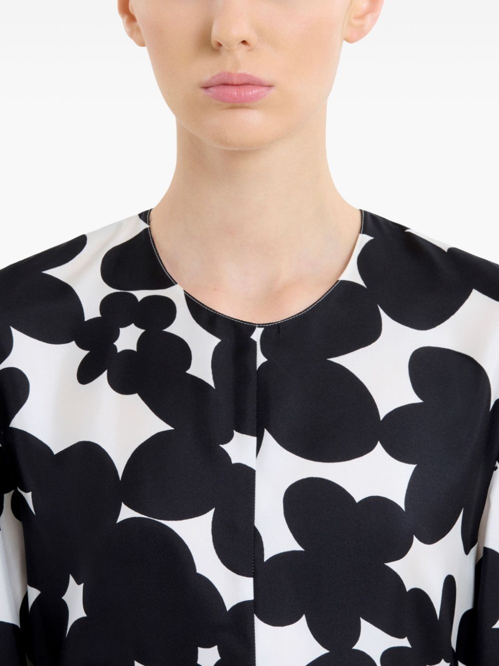 floral-print midi dress - 5