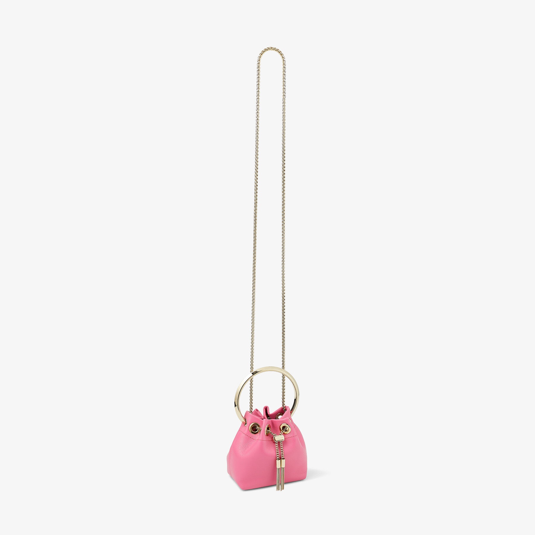 Micro Bon Bon
Candy Pink Smooth Nappa Mini Bag - 6