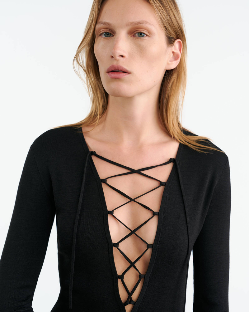 BOWIE SILK KNIT DRESS 4