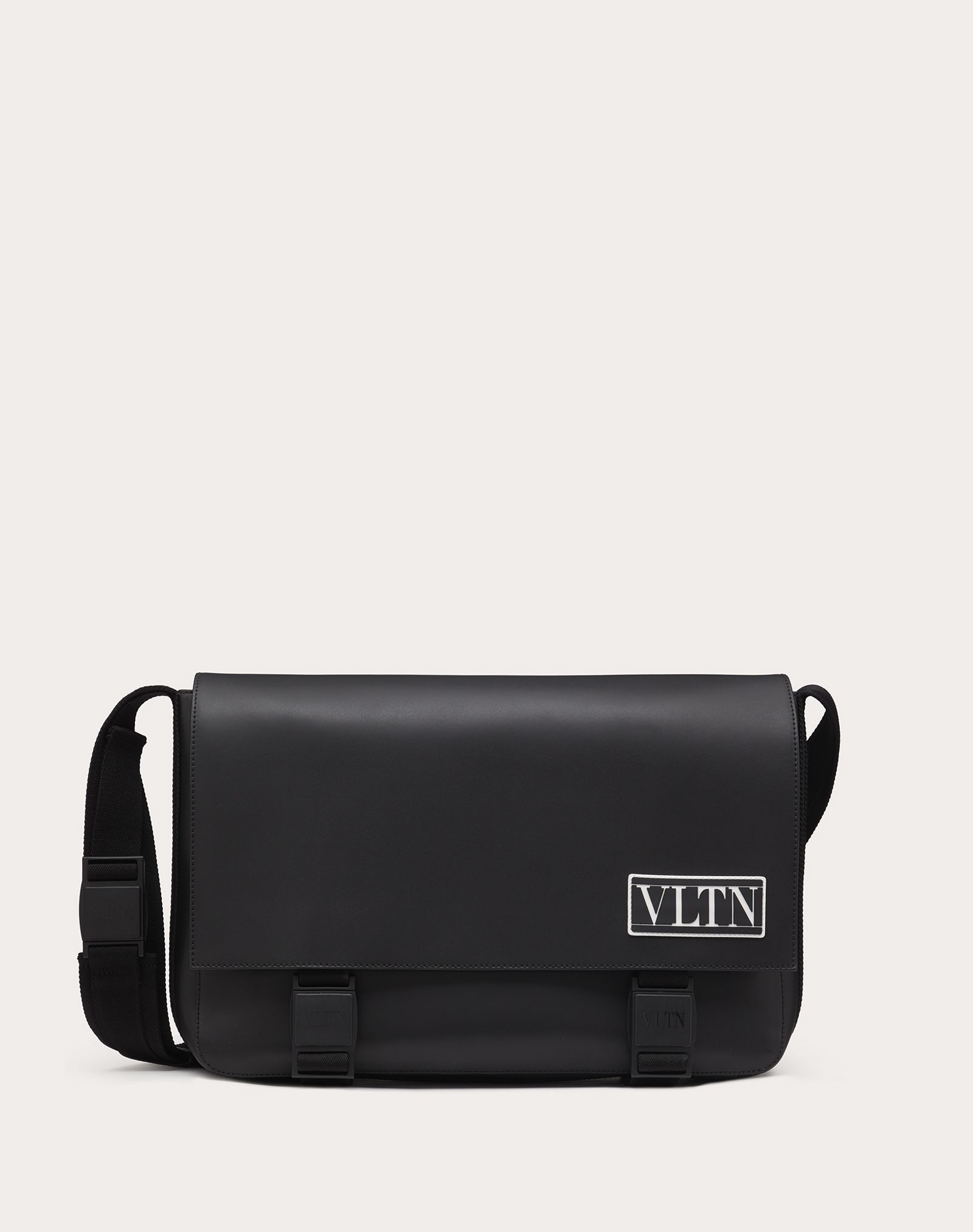 VLTN Tag Leather Crossbody Bag - 1