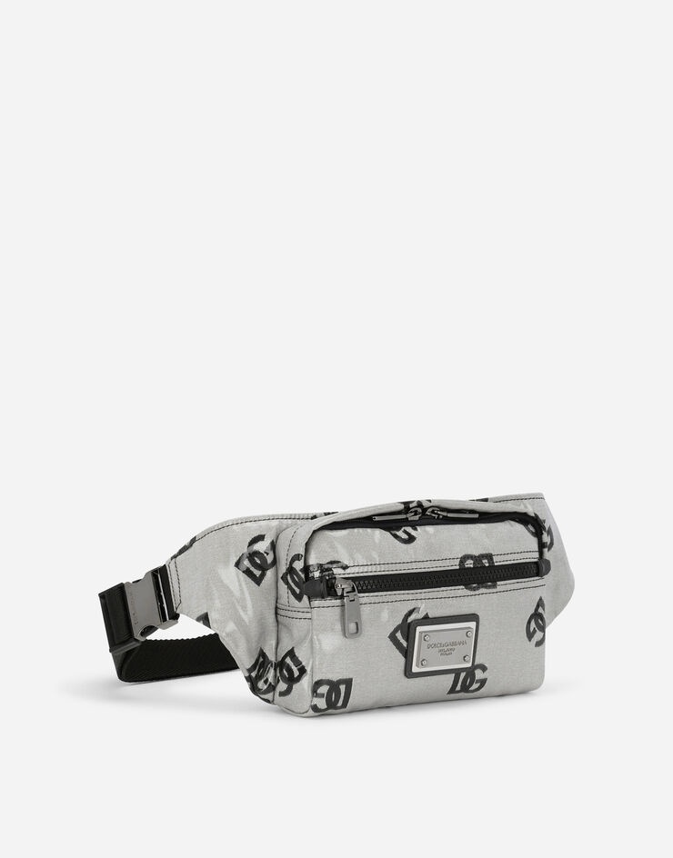 Small coated fabric belt bag with logo - 3