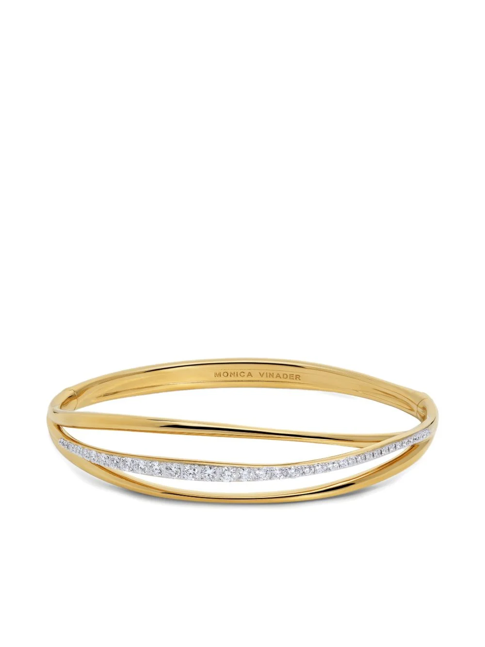 Nura diamond bangle bracelet - 1
