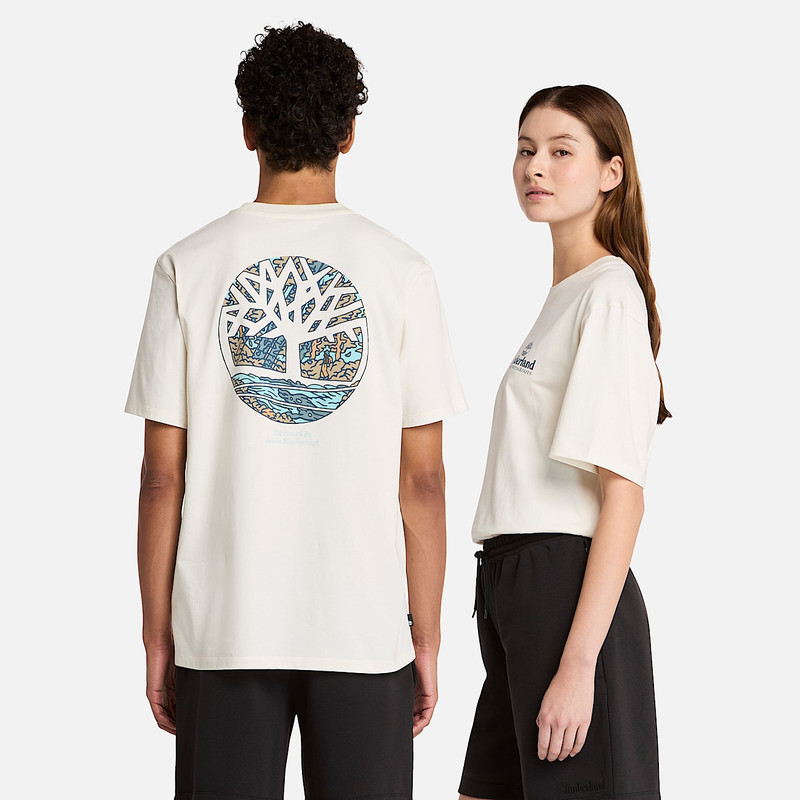 Timberland Illustrated Tree Logo Back Graphic T-Shirt outlook