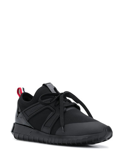 Moncler logo patch lace-up sneakers outlook