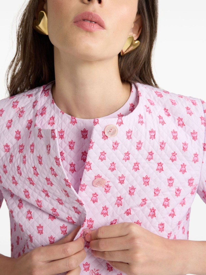 floral-print quilted jacket 5