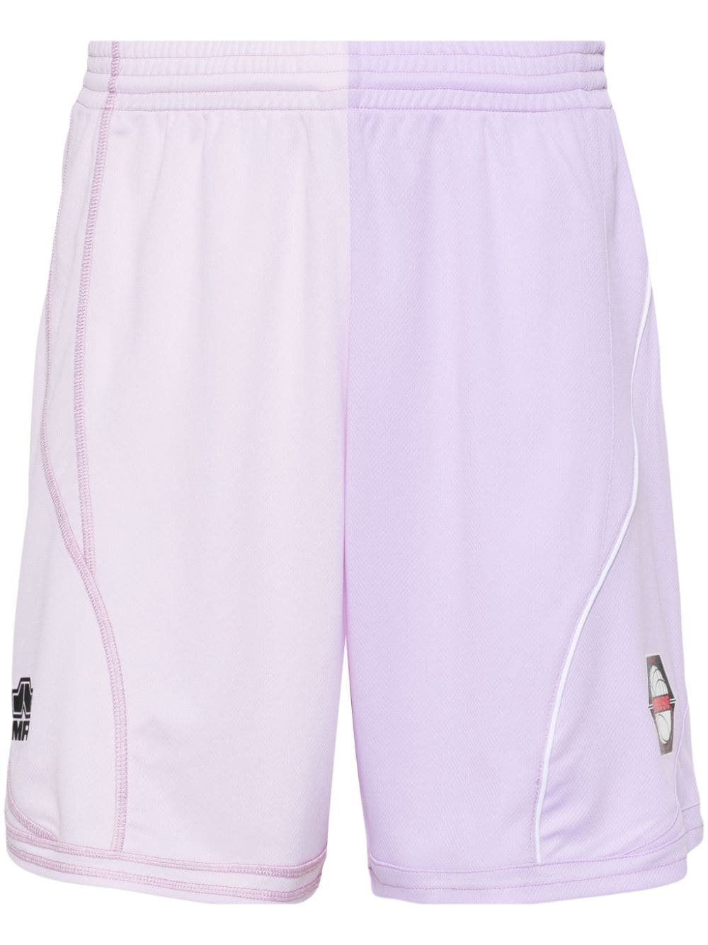 Half and Half football shorts - 1