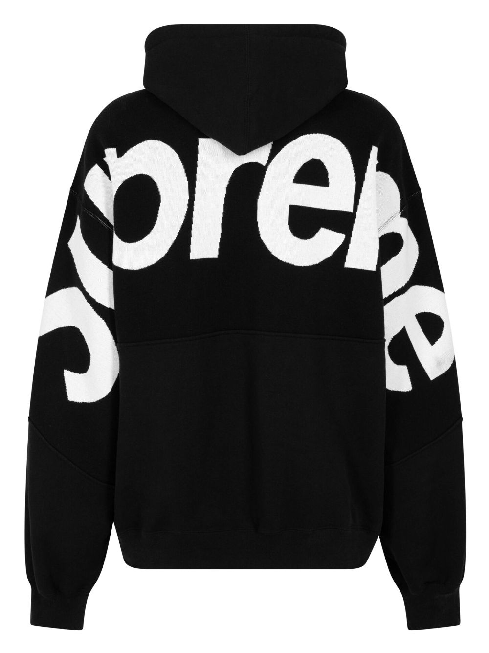 Big Logo-jacquard hoodie - 2