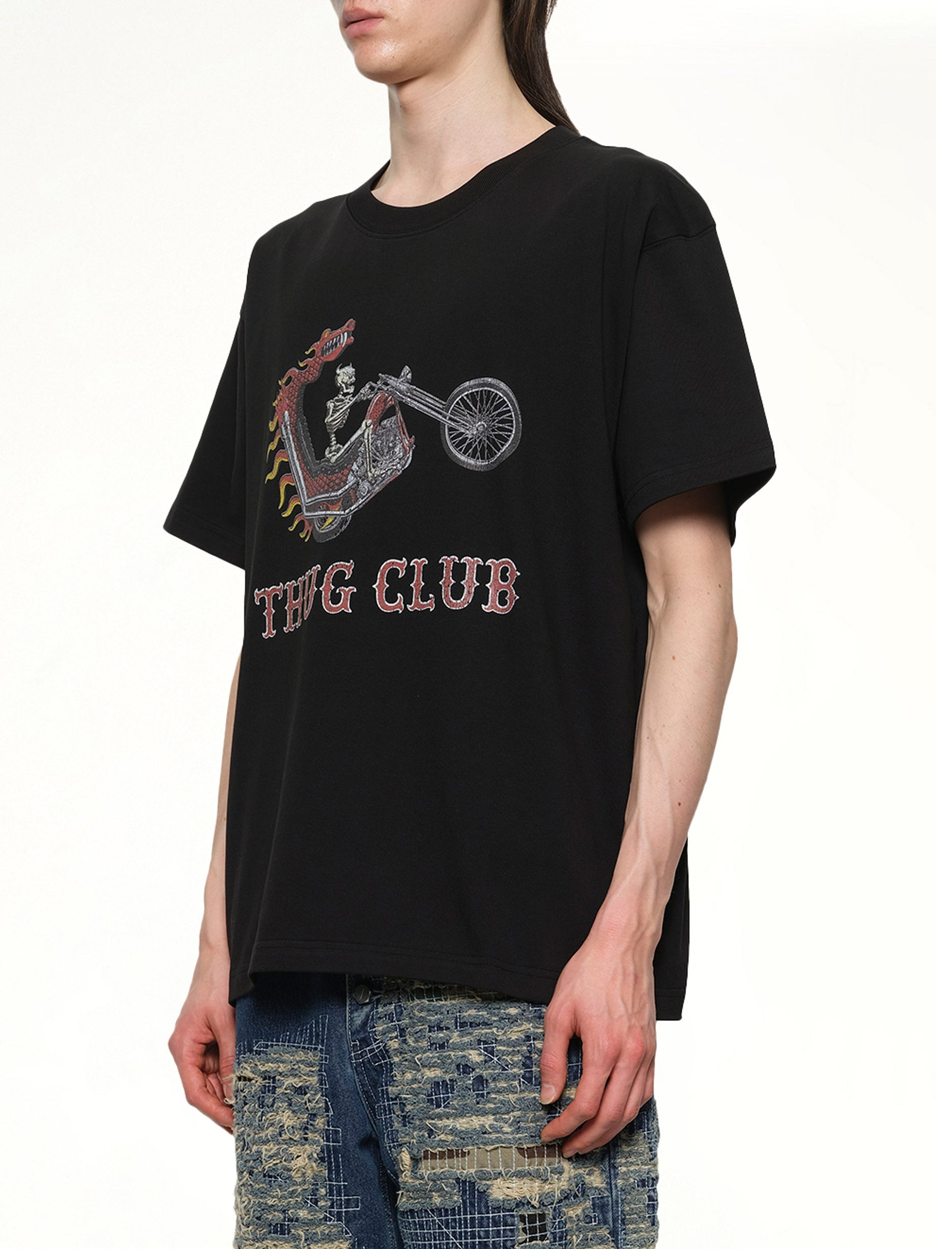 Dragon Chopper T-Shirt in Black - 3