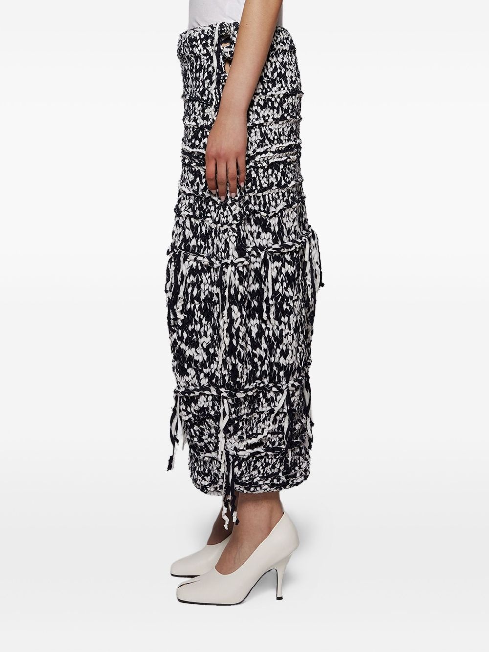 Inna drawstring tiered skirt - 4