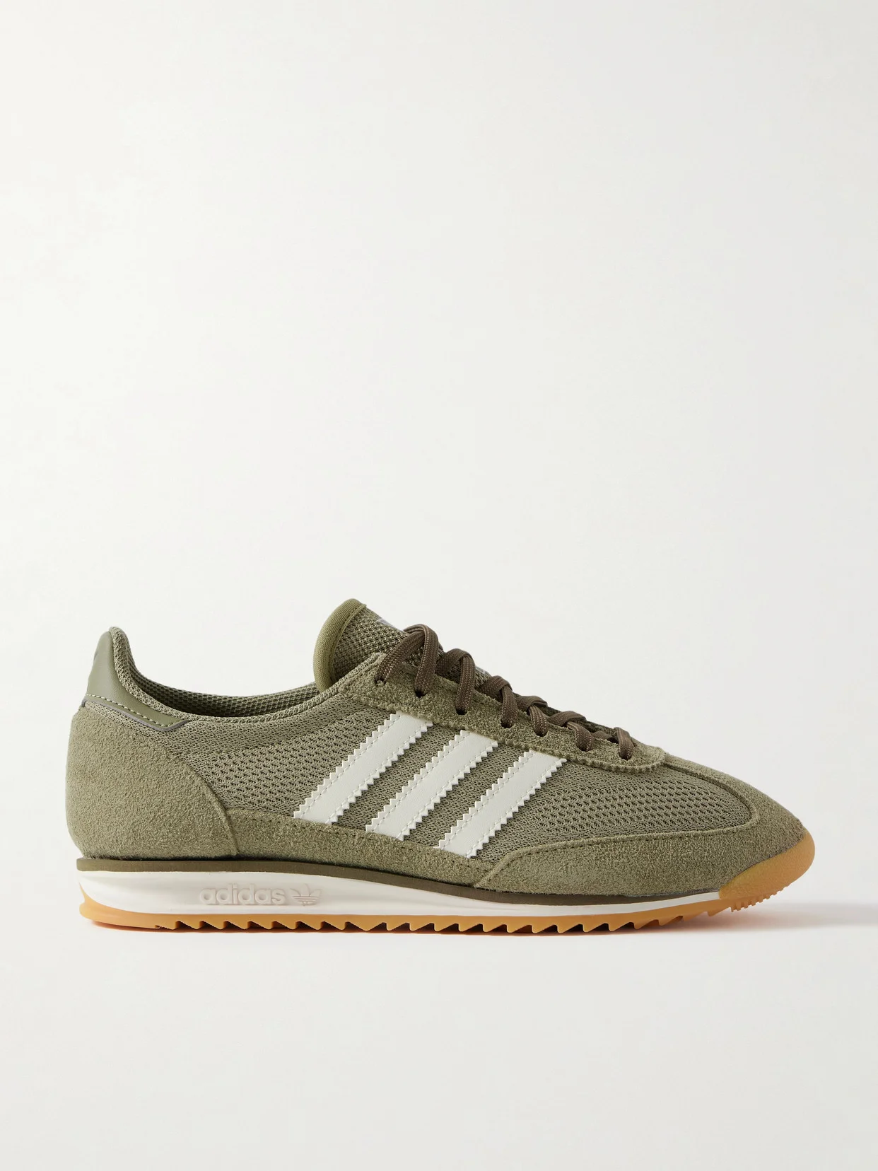 Sl 72 Og Suede And Leather-trimmed Mesh Sneakers - 1