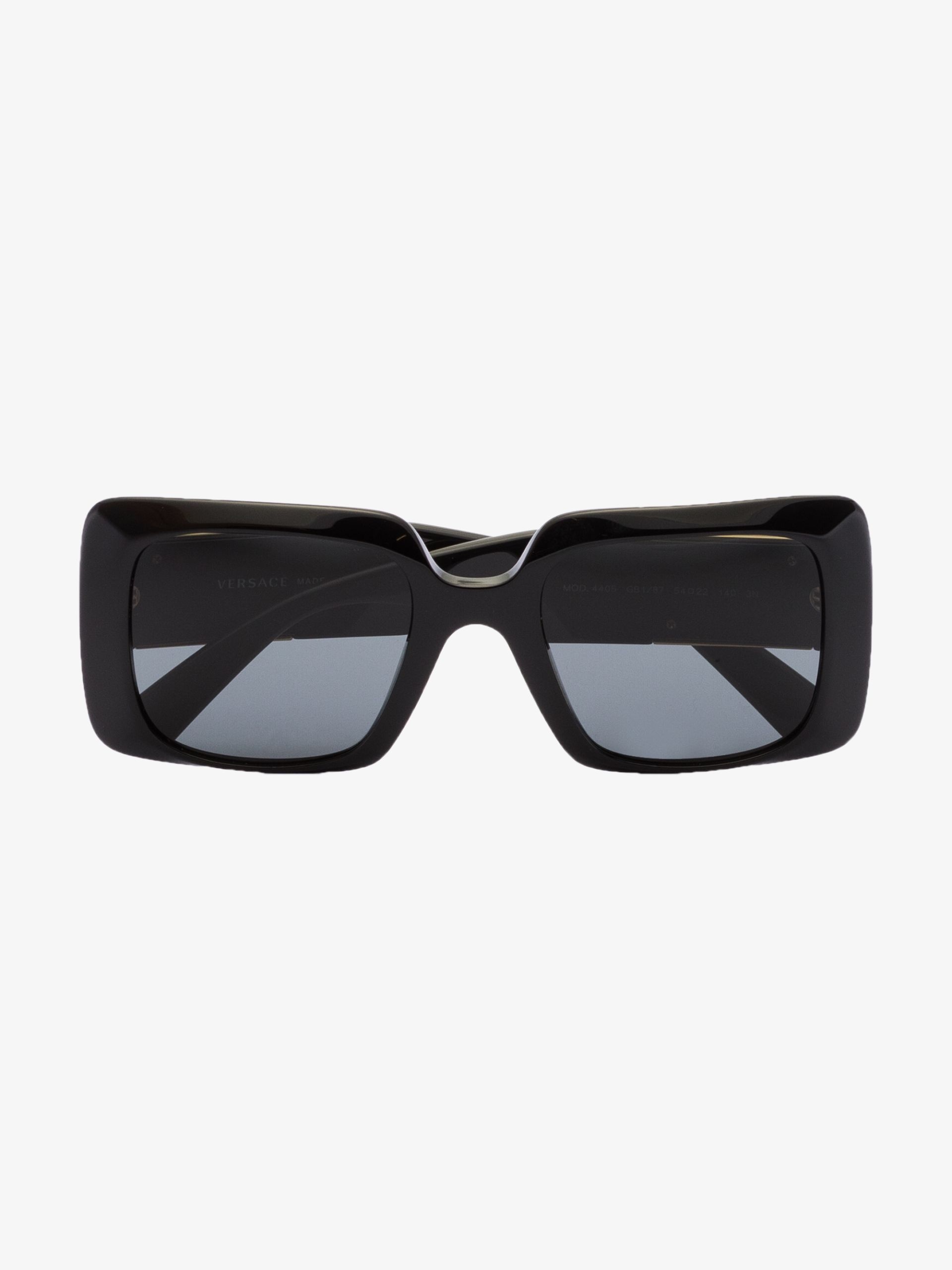 Black Square Oversized Sunglasses - 1