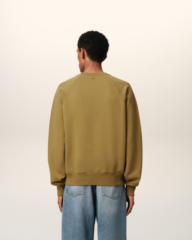 MUSTARD COTTON TONAL AMI DE COEUR SWEATSHIRT 5