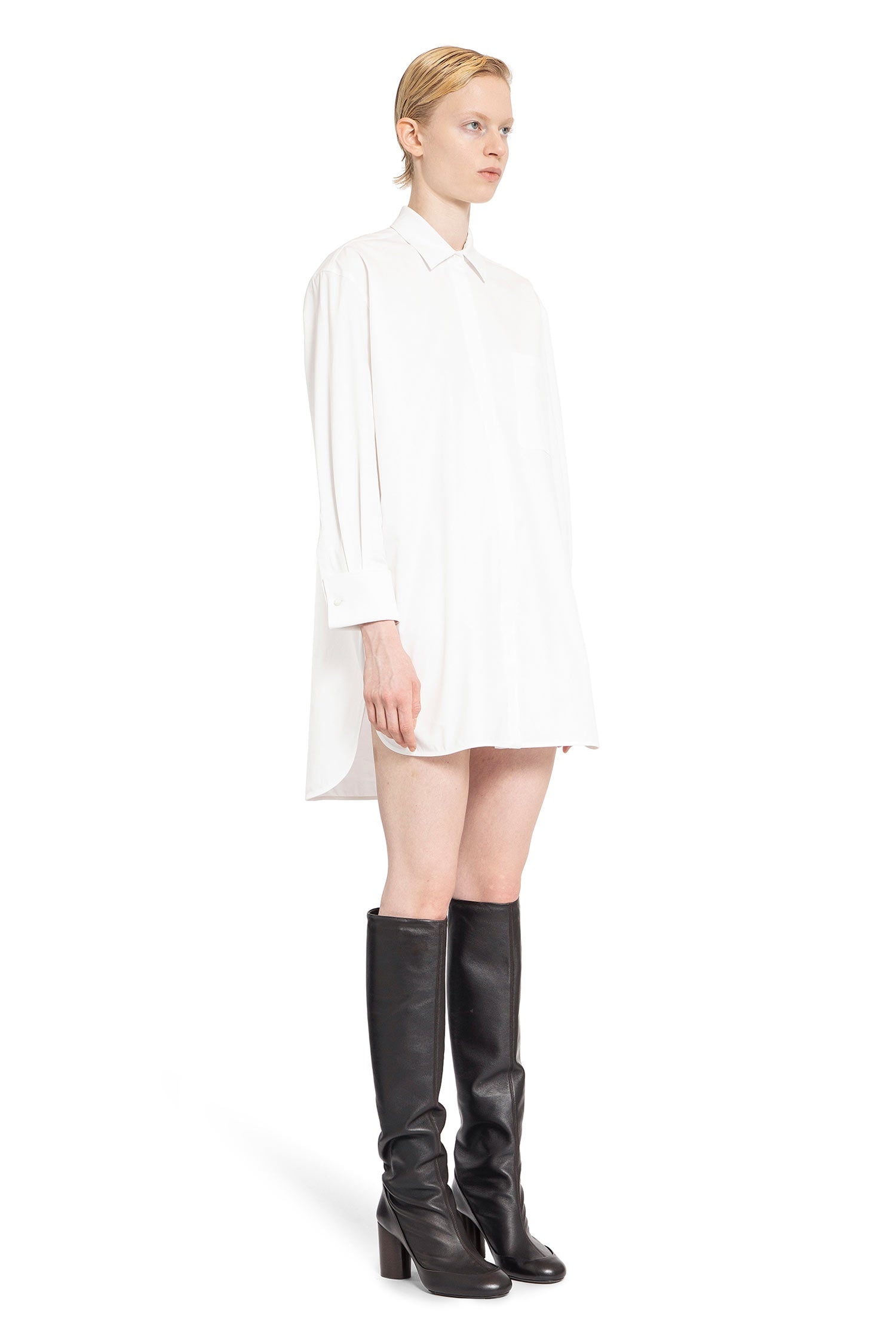 Cotton-Twill-Shirt-Dress - 2