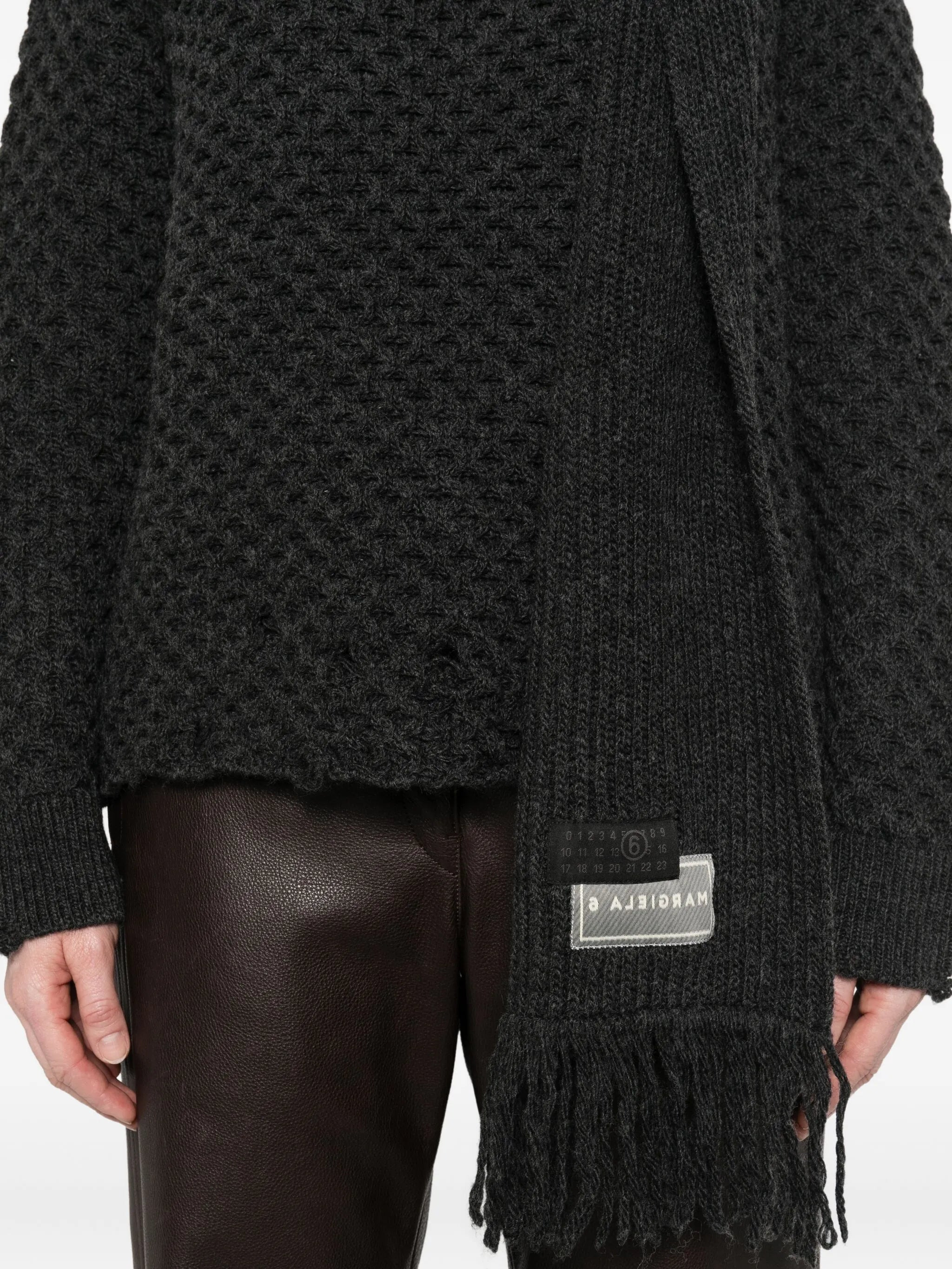 Mm6 Maison Margiela Chunky-knit Sweater - 2