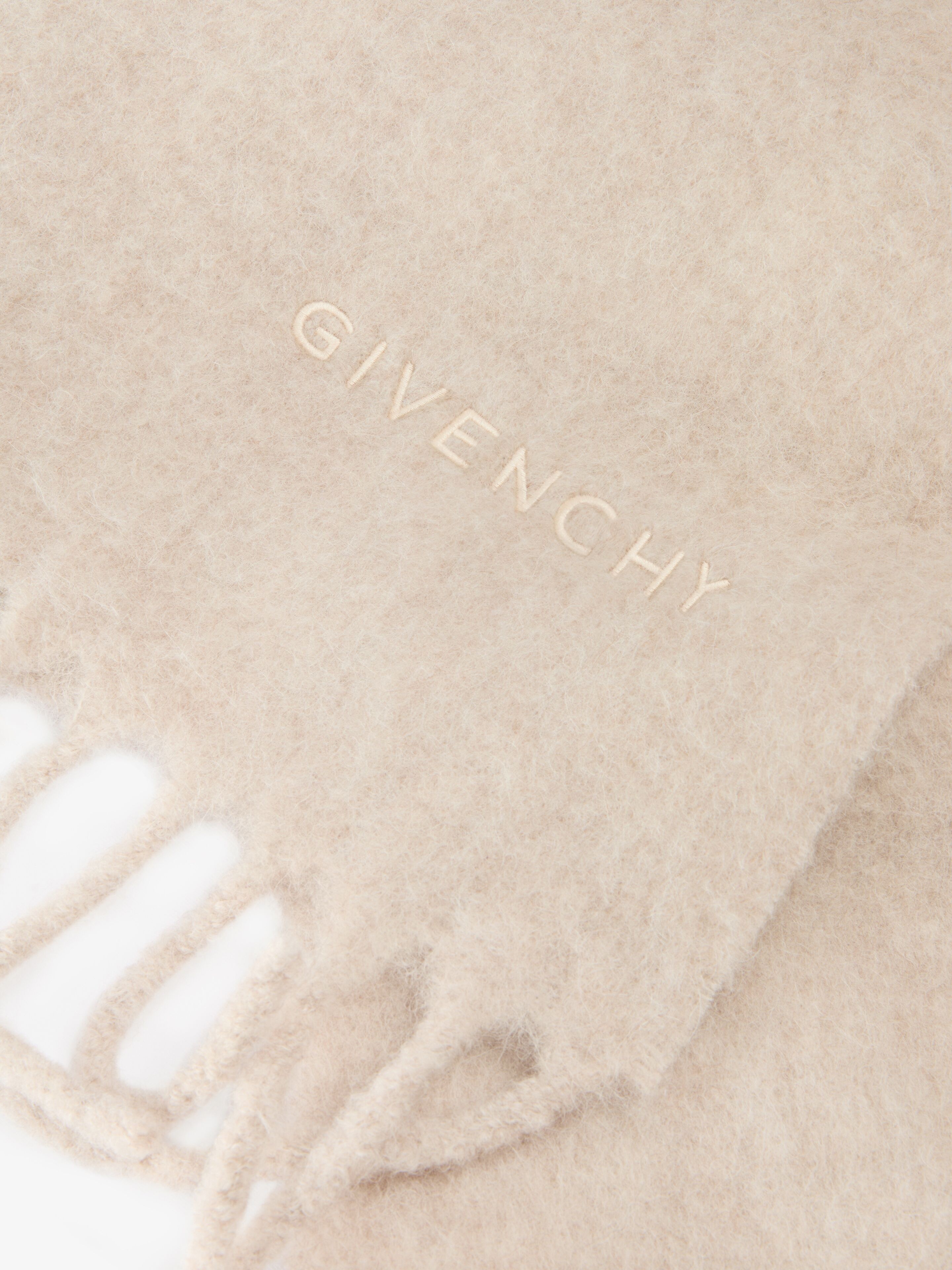 GIVENCHY OVERSIZED SCARF IN ALPACA - 2