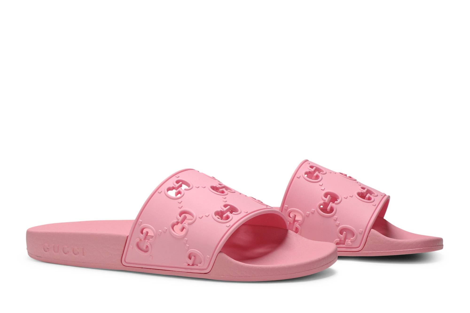 Gucci Wmns GG Slide Rubber 'Pink' - 8