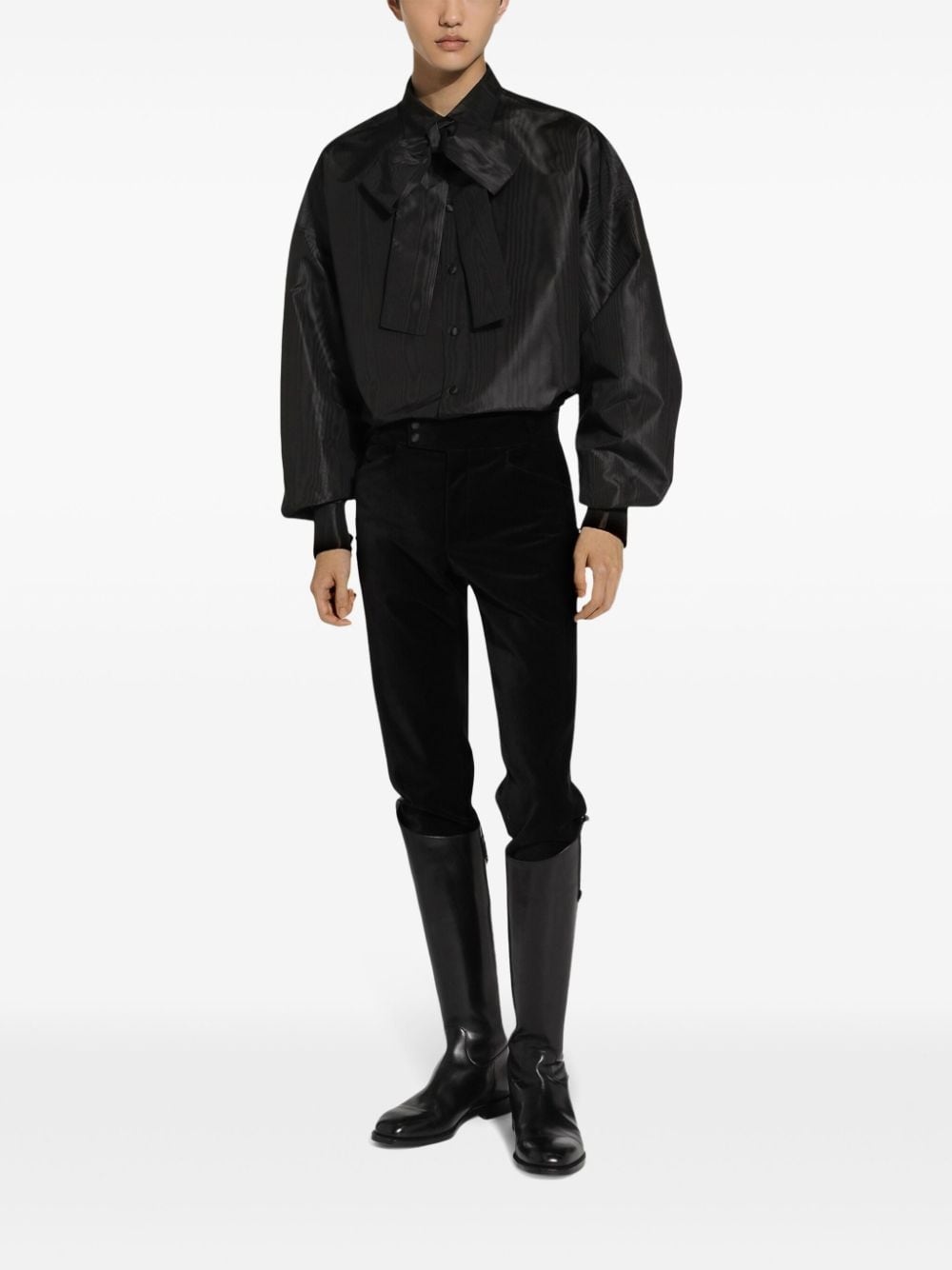 slim-fit tailored trousers - 2