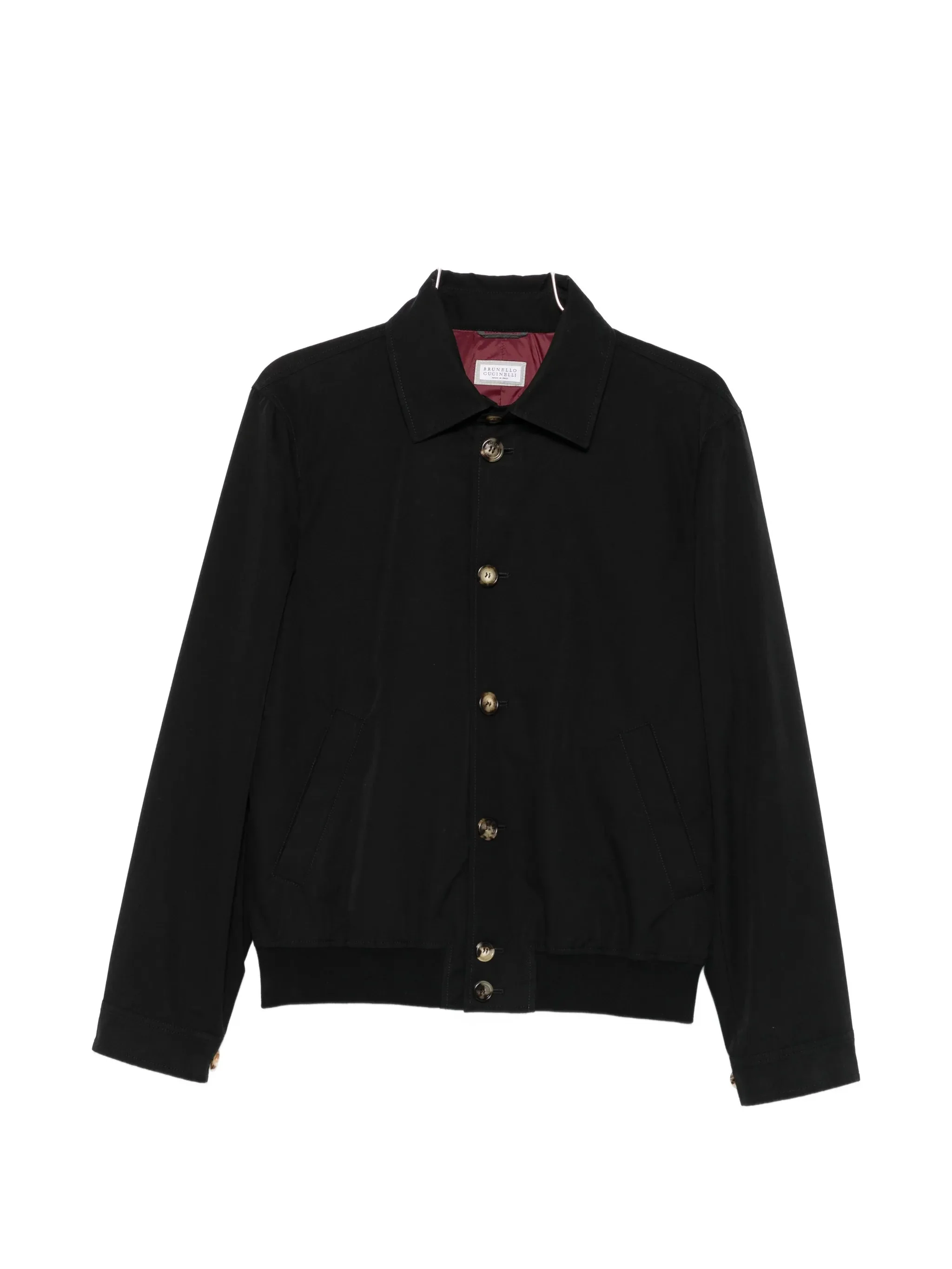 Brunello Cucinelli Button-fastening Bomber Jacket - 1
