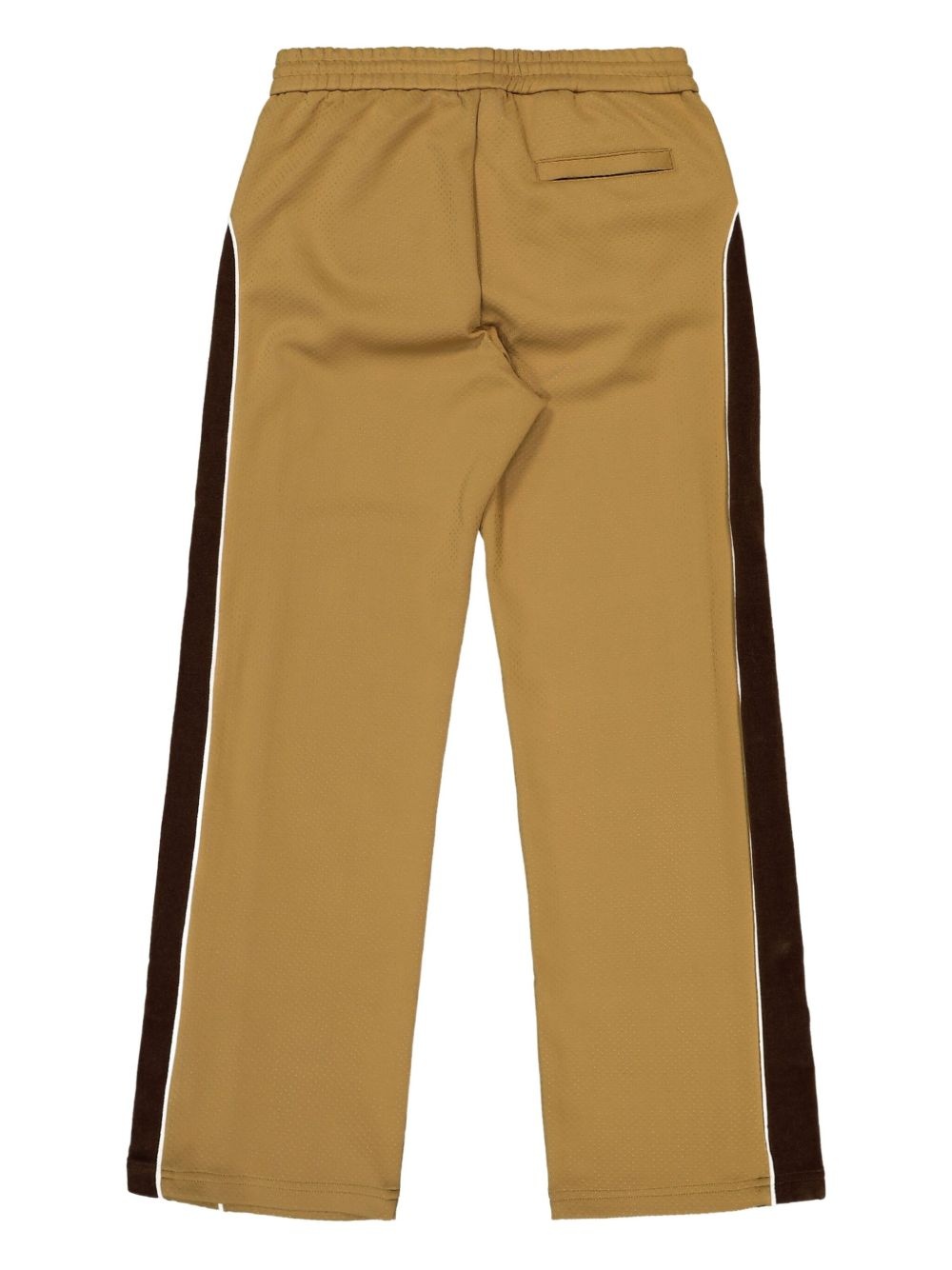 chenille-panelled track pants - 2