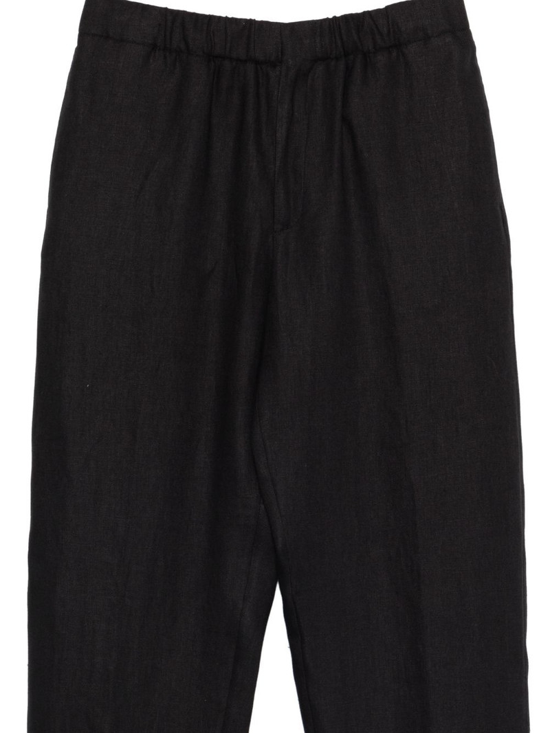 elastic-waistband trousers 3