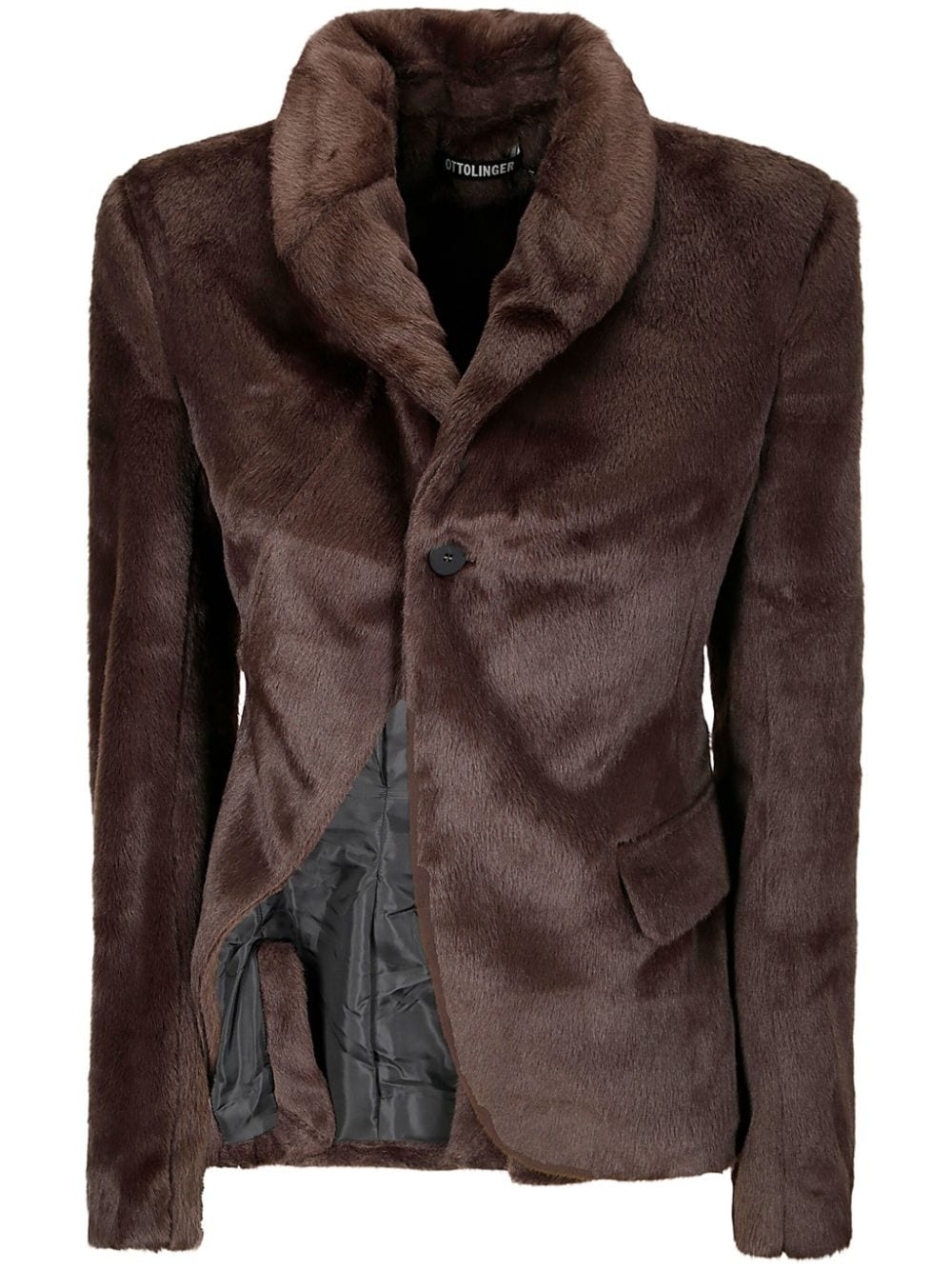 asymmetric blazer - 1