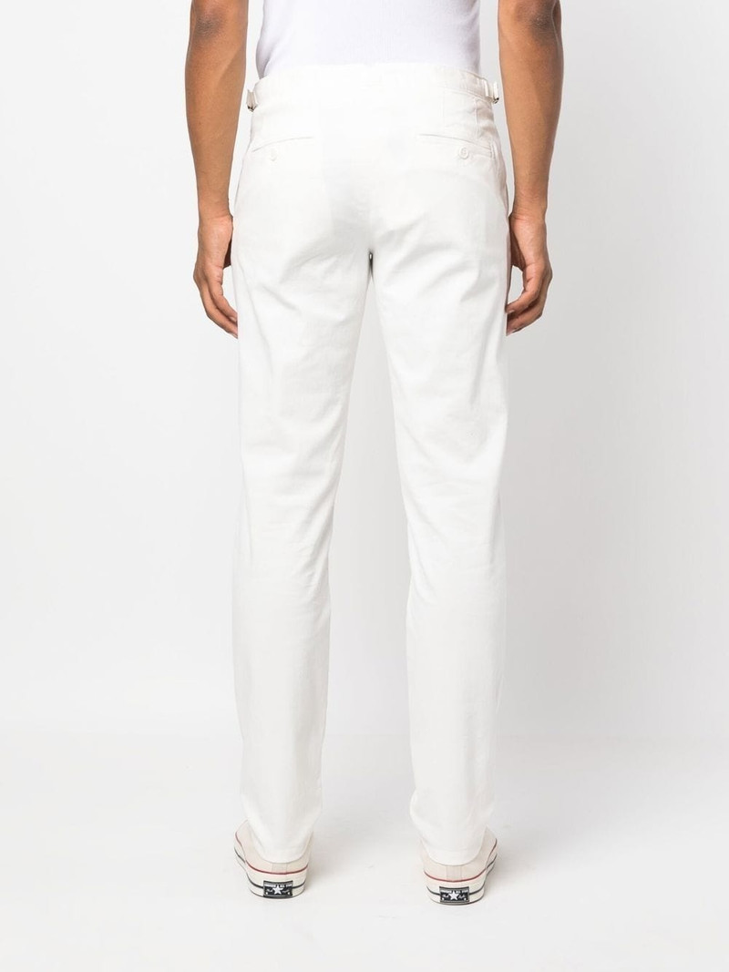 mid-rise straight-leg trousers 4