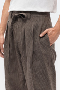 visvim Hakama Pants Santome in Charcoal | notreshop | REVERSIBLE