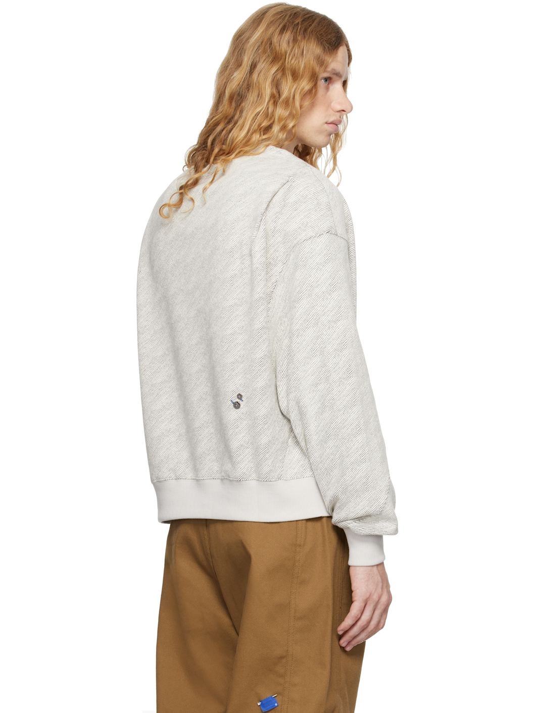 ★Adererror★Tetraight Product. 43 Gray Tetraight Product. 43 Sweatshirt by ADER error on Sale