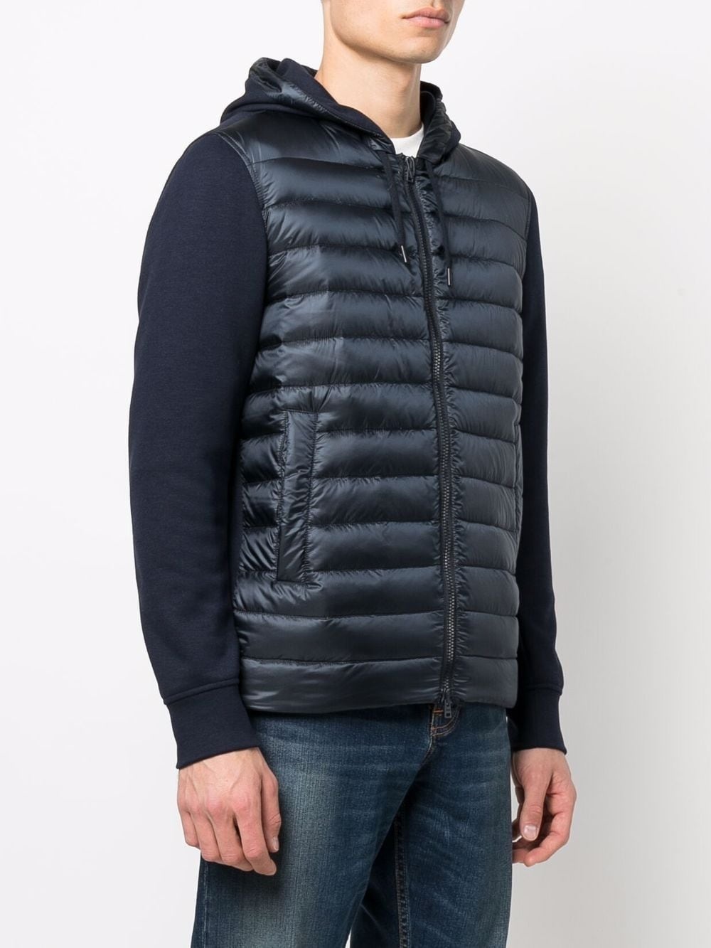 padded panelled jacket - 3