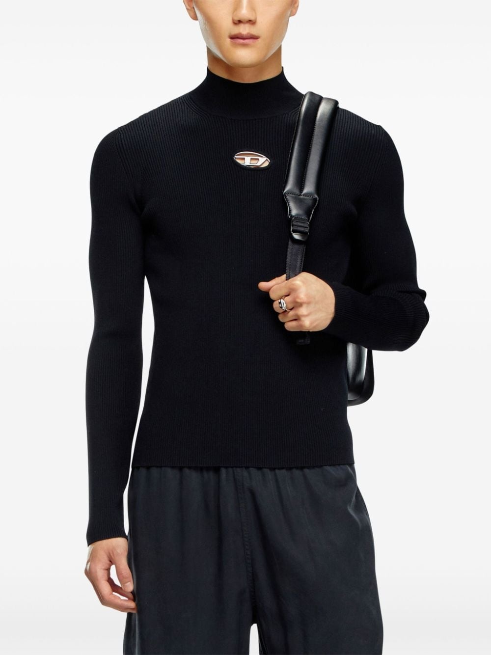 K-Zackary logo-cut-out jumper - 3