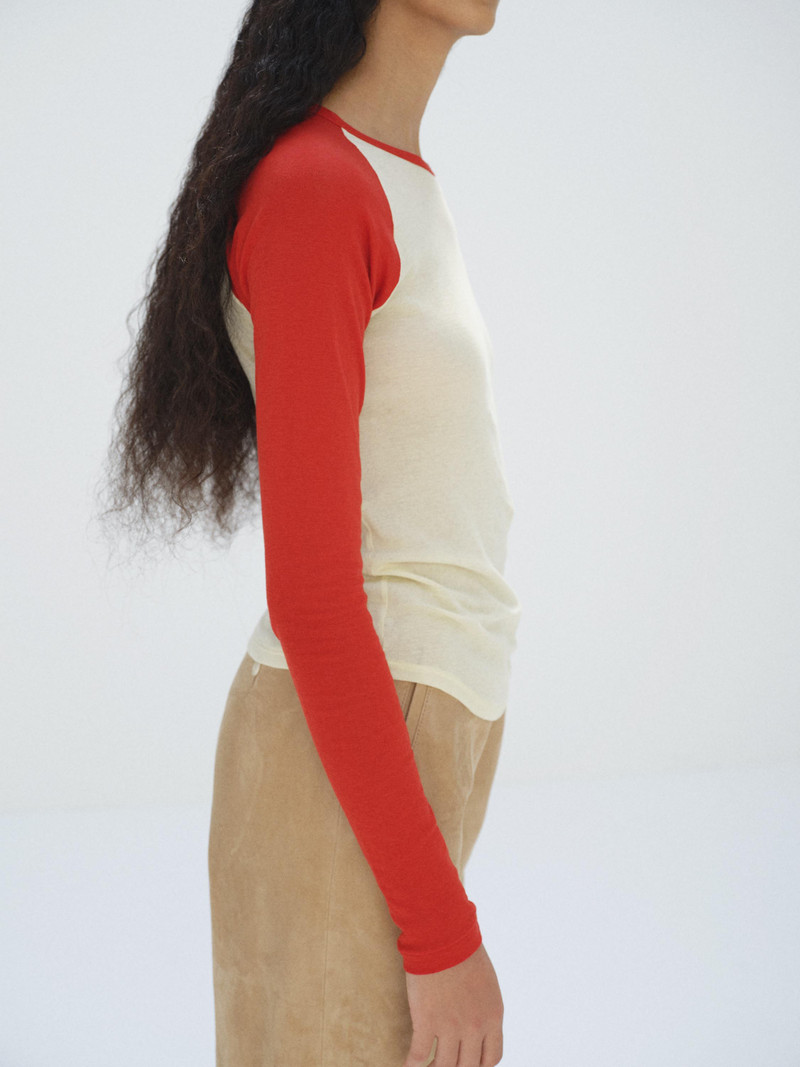 SUPER HIGH GAUGE SHEER RIB RAGLAN P/O 3