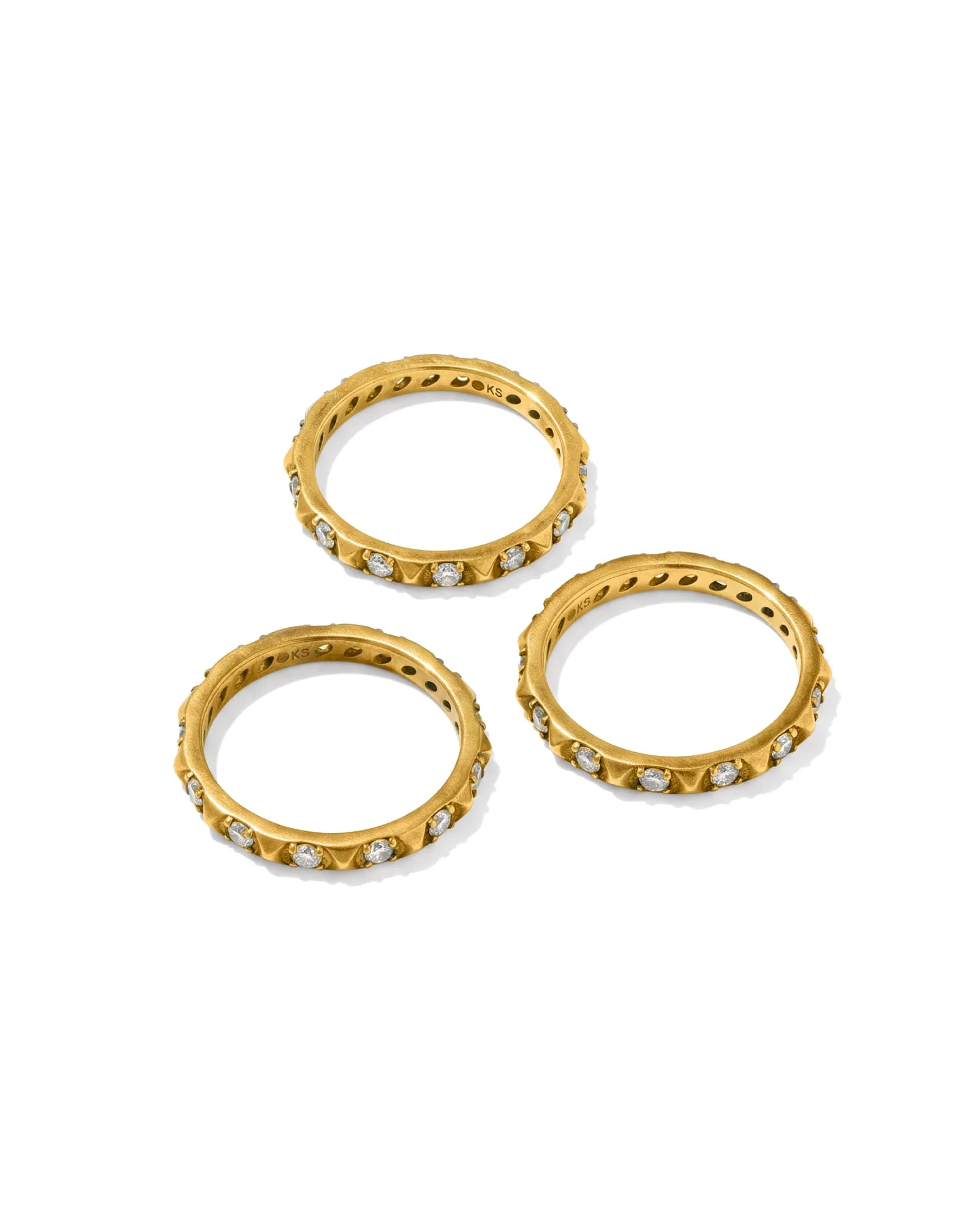 Fate Vintage Gold Ring Set of 3 - 1