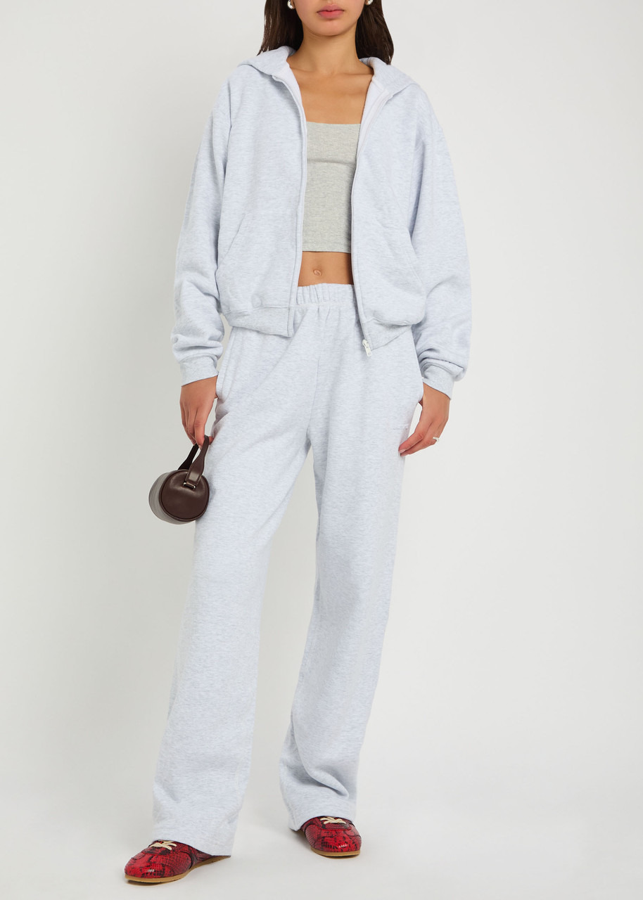 Skims Cotton-blend Straight-leg Sweatpants - 4