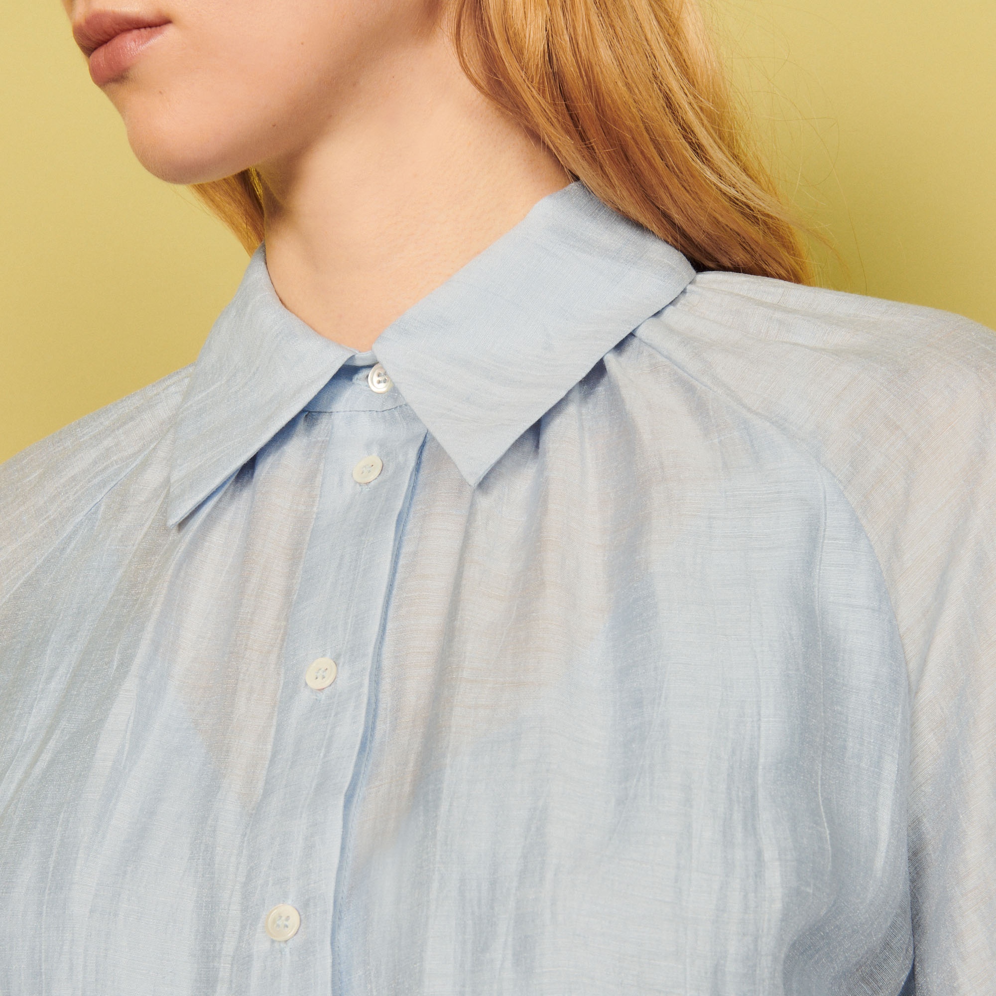 Linen shirt dress - 5