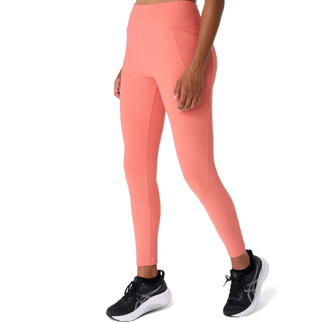 WOMEN'S RIB HIGH WAIST  7/8 TIGHT - 3