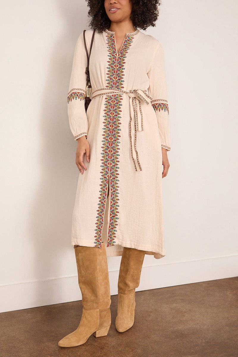 XÍRENA Gabriella Dress in Oysterette outlook