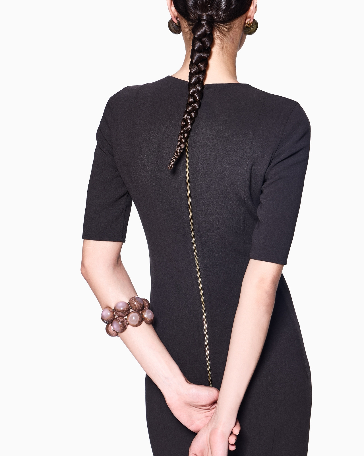 STRETCH VIRGIN WOOL TUBE DRESS - 4