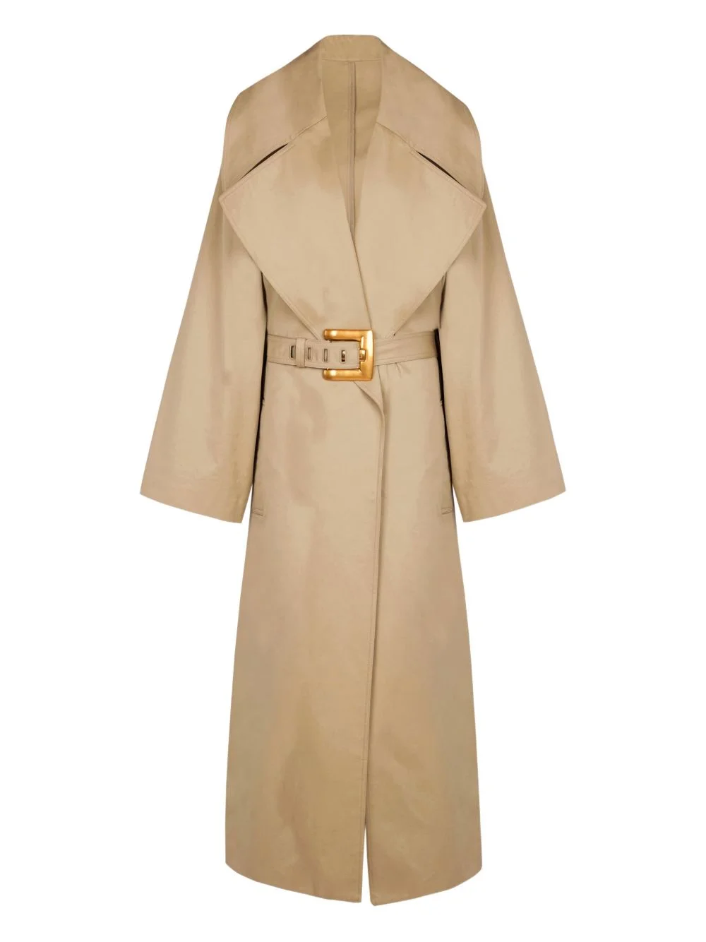 belted trench coat - 1