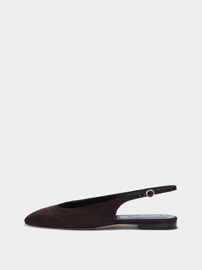 Amelia Suede Slingback Flats 1