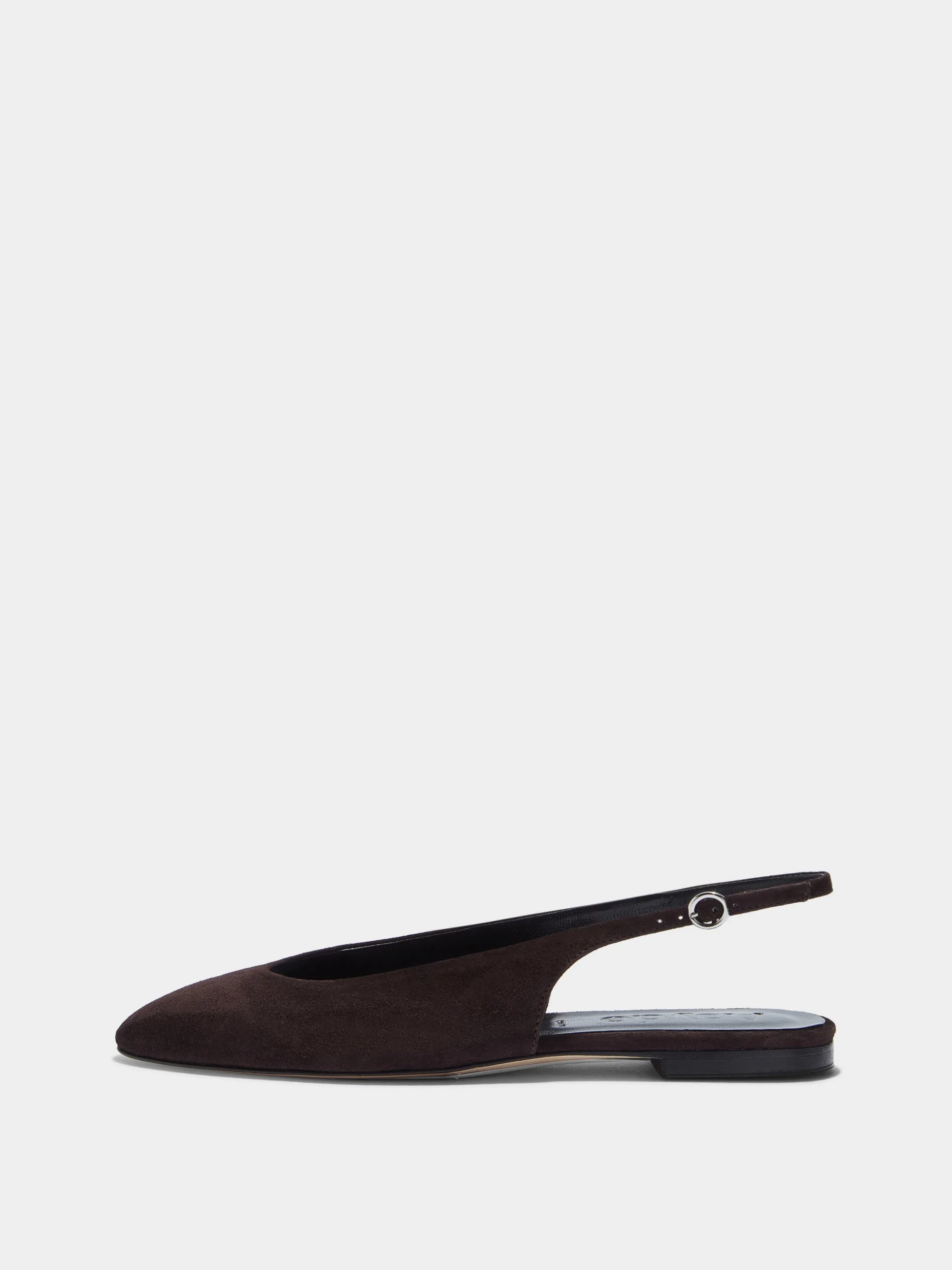 Amelia Suede Slingback Flats - 1