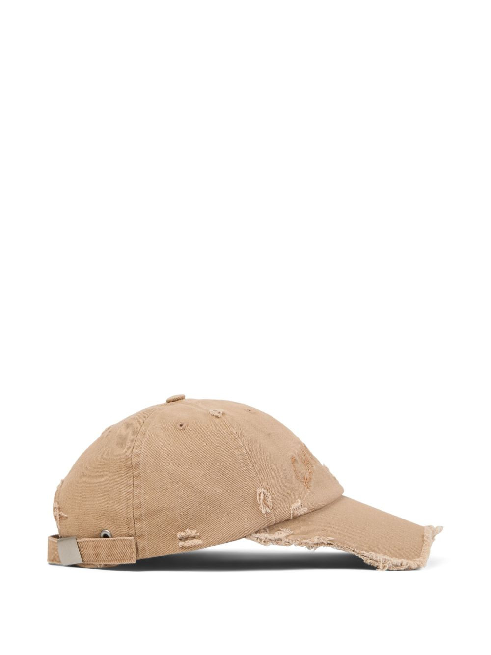 distressed-effect baseball cap - 4