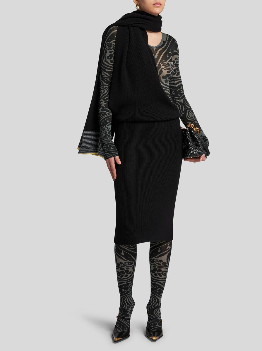 RIB-KNIT DRESS - 2