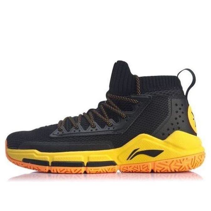 Li-Ning Wade Fission 5 Mid 'Black Yellow' ABAP027-4 - 1