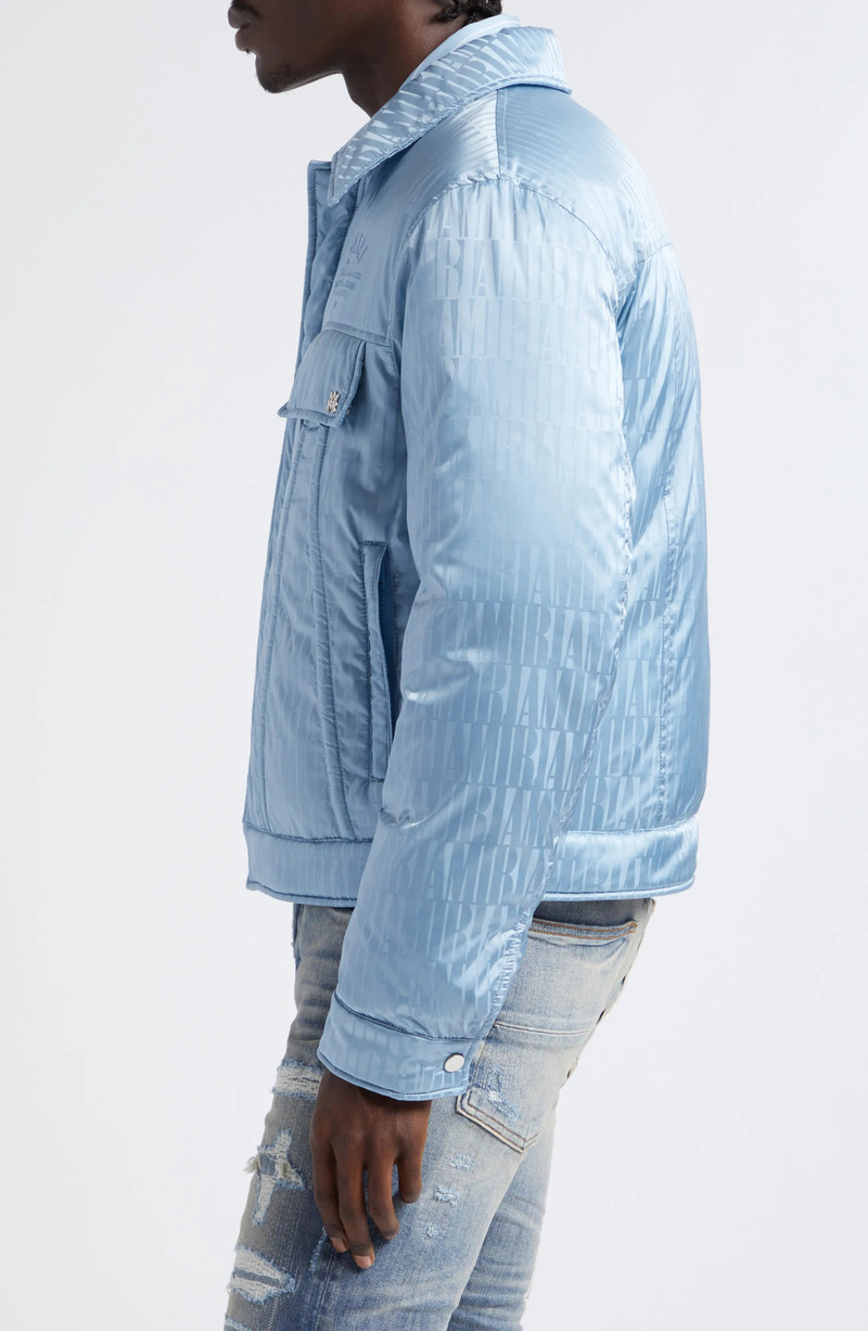 Monogram Jacquard Padded Trucker Jacket 3